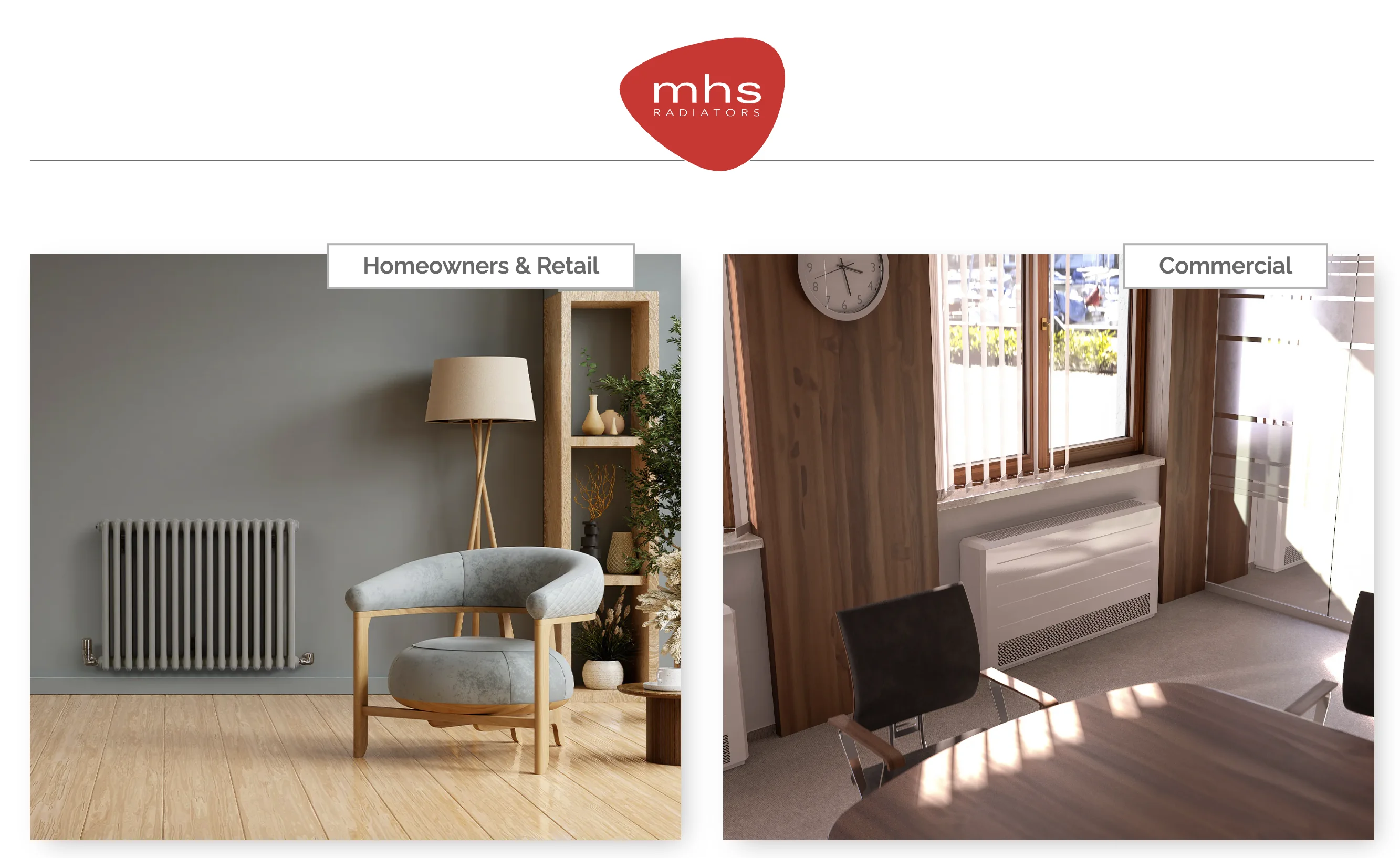 MHS Radiators website screenshot